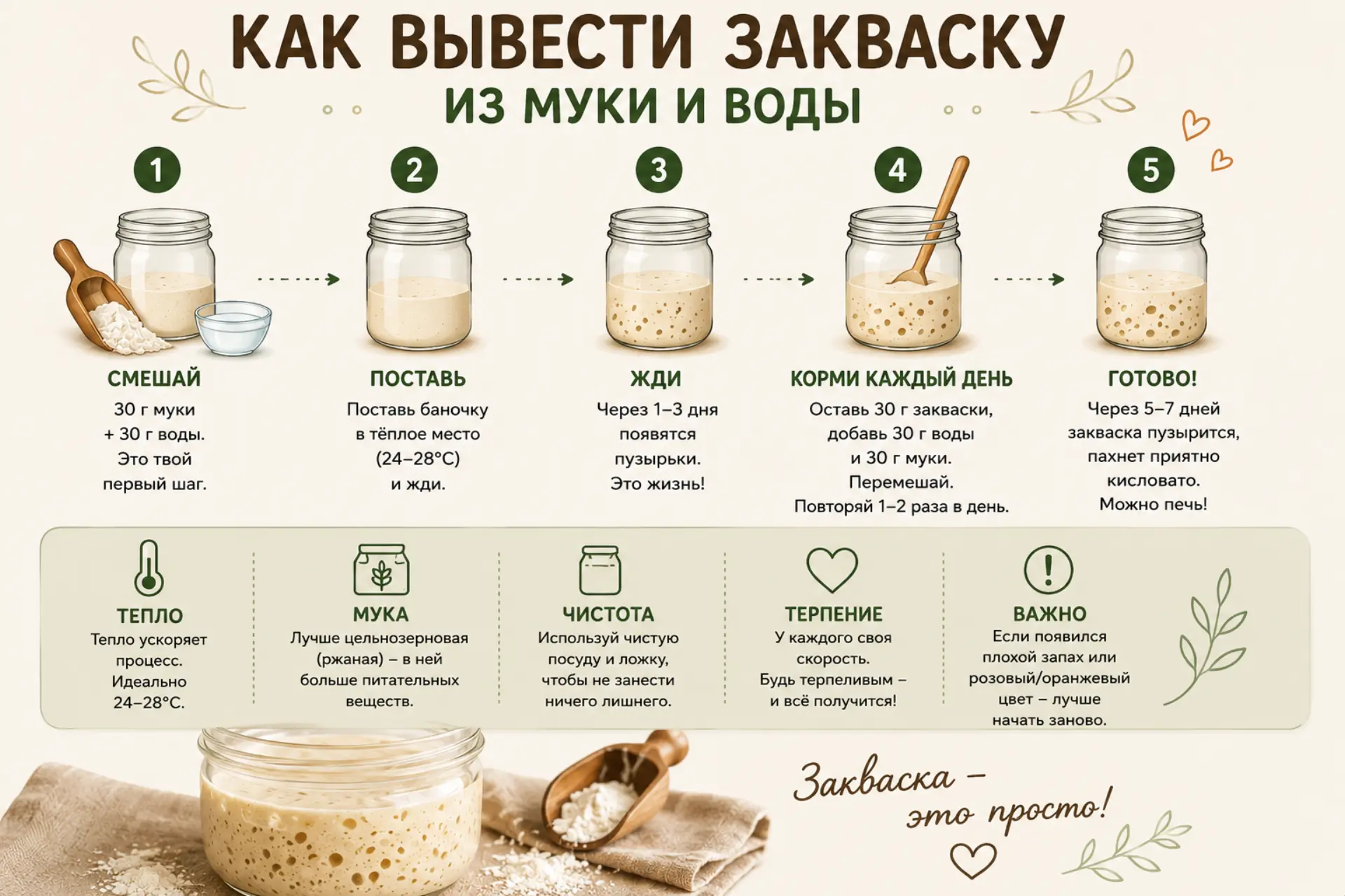Выводим закваску - проще некуда